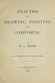 Cover of: Analysis of drawing, painting and composing