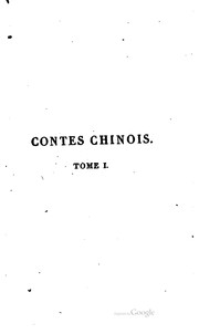 Cover of: Contes chinois