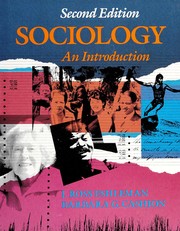 Cover of: Sociology: an introduction