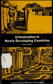 Cover of: Urbanization in newly developing countries