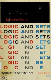 Cover of: Introduction to logic and sets