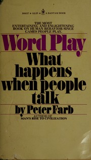 Cover of: Word play: What happens when people talk