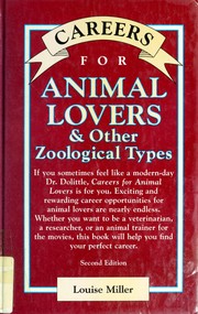 Cover of: Careers for animal lovers & other zoological types