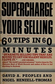 Cover of: Supercharge your selling: 60 tips in 60 minutes