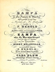 Cover of: Zampa, ou, La fiancée de marbre: opéra comique en trois actes
