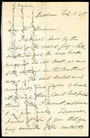 Cover of: [Letter to] Dear Mrs. Chapman by Quincy, Edmund
