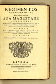 Cover of: Regimentos com força de ley by Portugal