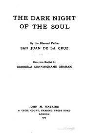 Cover of: The Dark Night of the Soul by 