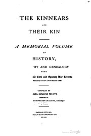 Cover of: The Kinnears and their kin by Emma Siggins White