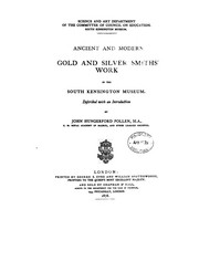 Cover of: Ancient and modern gold and silver smiths' work in the South Kensington museum