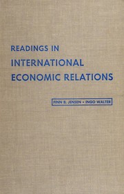 Cover of: Readings in international economic relations