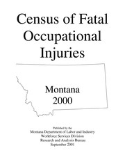 Cover of: Montana census of fatal occupational injuries