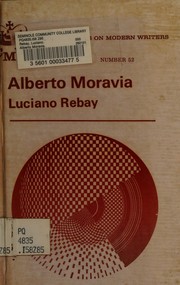 Alberto Moravia by Luciano Rebay