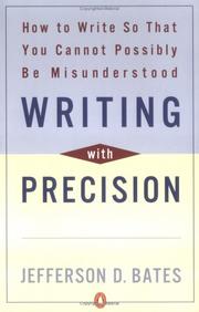 Cover of: Writing with precision by Jefferson D. Bates