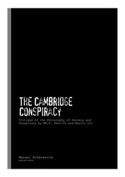 The Cambridge Conspiracy by Manuel Echeverría