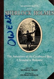 Cover of: Match Wits With Sherlock Holmes: The Adventure of the Cardboard Box / A Scandal in Bohemia