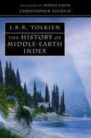 The history of Middle-Earth index