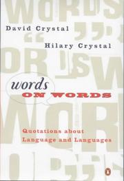 Words on words : quotations about language and languages