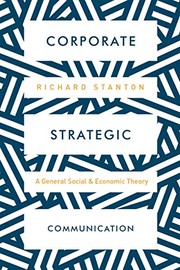 Cover of: Corporate Strategic Communication by Richard Stanton