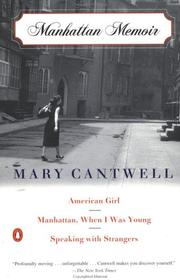 Cover of: Manhattan memoir by Mary Cantwell