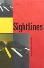 Cover of: Sightlines: reading contemporary Canadian art