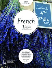 Cover of: Foundations French 1 by Dounia Bissar, Helen Phillips, Cécile Tschirhart