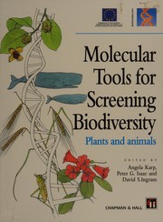 Cover of: Molecular tools for screening biodiversity: Plants and animals