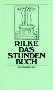 Cover of: Das Stunden-Buch by Rainer Maria Rilke