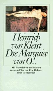 Cover of: Die Marquise Von O