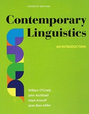 Cover of: Contemporary Linguistics 7e & Study Guide for Contemporary Linguistics 7e