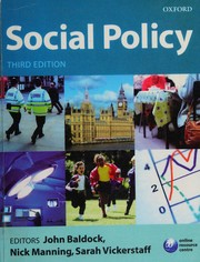 Social policy by John Baldock