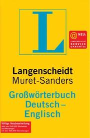Cover of: Langenscheidt's Condensed Muret-Sanders German Dictionary: German-English