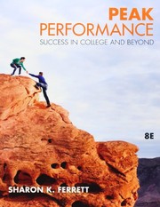 Cover of: Peak Performance by Sharon Ferrett