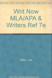 Cover of: Writing Now with 2009 MLA and 2010 APA Updates & Writer's Reference 7e
