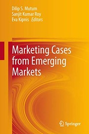Cover of: Marketing Cases from Emerging Markets by Dilip Mutum, Sanjit Kumar Roy, Eva Kipnis