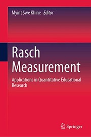 Cover of: Rasch Measurement: Applications in Quantitative Educational Research