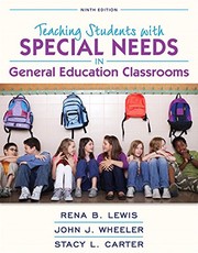 Cover of: Revel for Teaching Students with Special Needs in General Education Classrooms with Loose-Leaf Version by Rena B. Lewis, John J. Wheeler, Stacy L. Carter