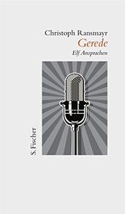 Cover of: Gerede: Elf Ansprachen