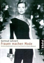 Cover of: Frauen machen Mode.