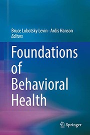 Cover of: Foundations of Behavioral Health