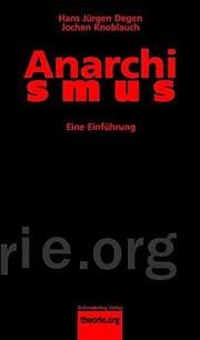 Cover of: Anarchismus: Eine Einführung