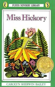 Cover of: Miss Hickory by Carolyn Sherwin Bailey