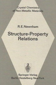 Cover of: Structure-property relations