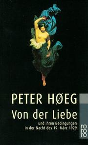 Cover of: Von Der Liebe