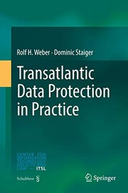Cover of: Transatlantic Data Protection in Practice