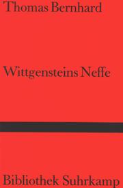 Cover of: Wittgensteins Neffe by Thomas Bernhard