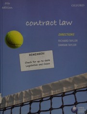 Cover of: Contract law: directions