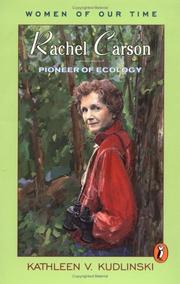 Cover of: Rachel Carson: pioneer of ecology