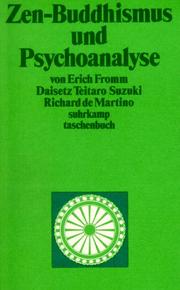 Cover of: Zen-Buddhismus und Psychoanalyse