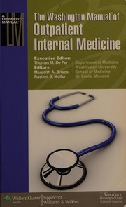 Cover of: The Washington manual of outpatient internal medicine